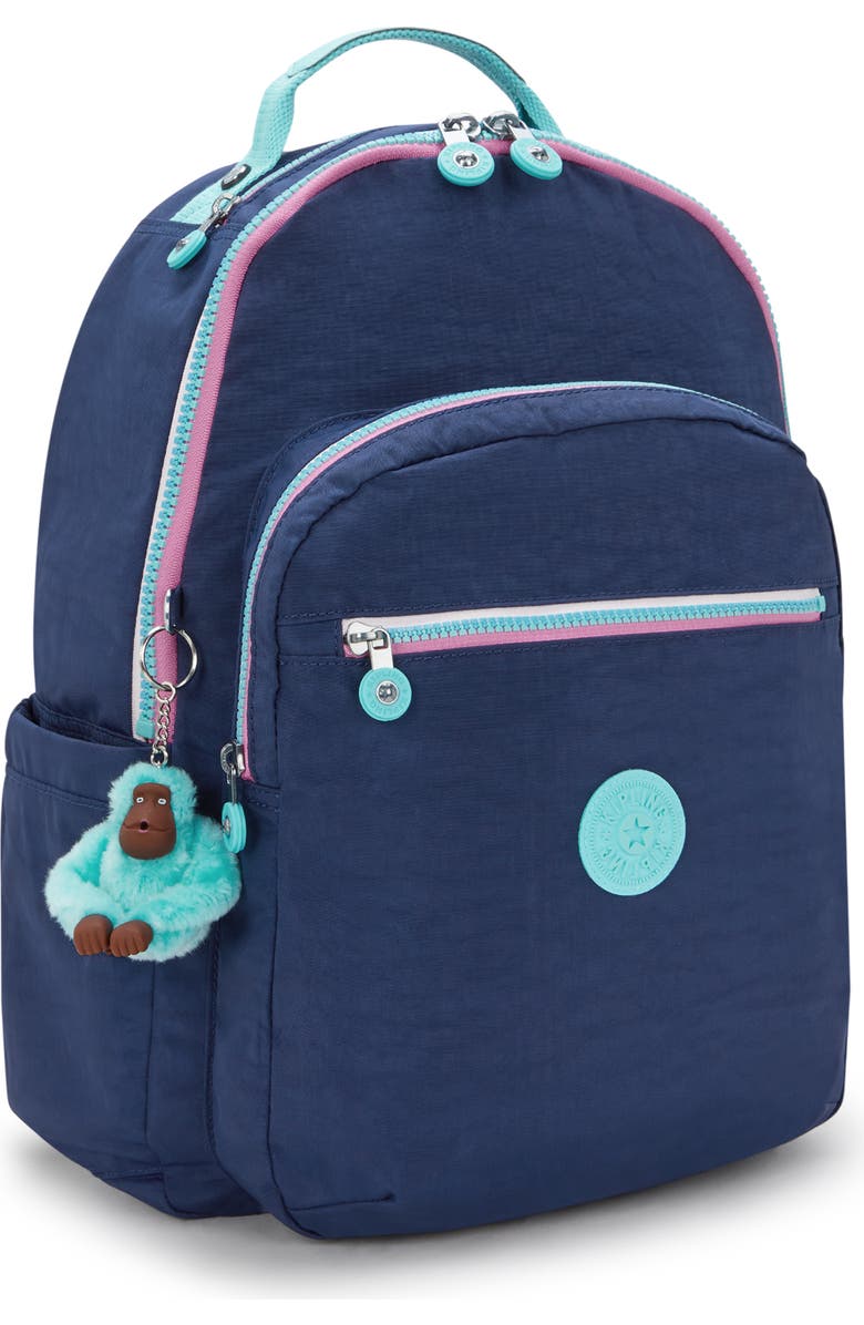 Kipling Kids' Seoul Backpack, Alternate, color, Resort Navy