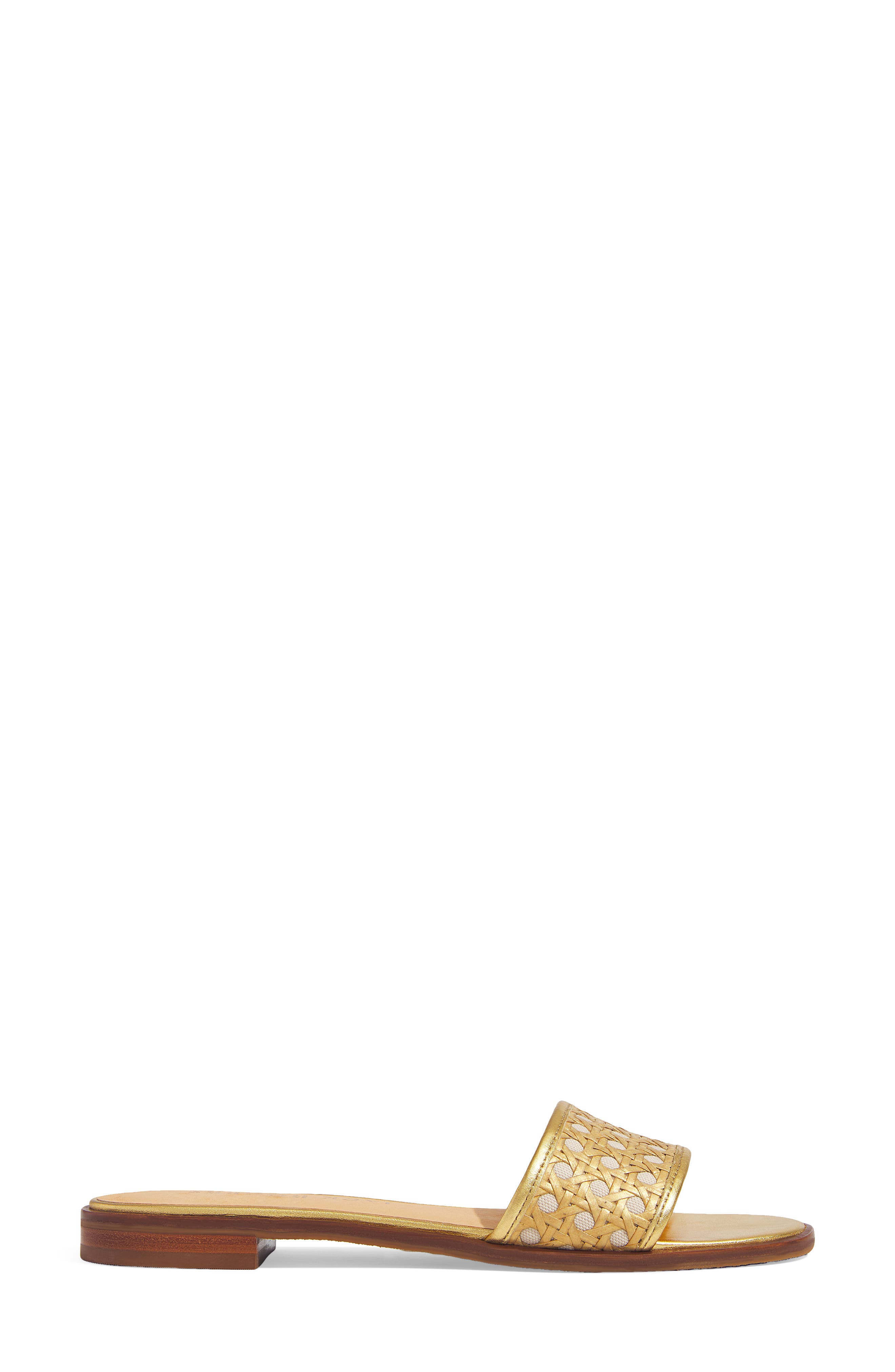 Merrain Slide Sandal, Alternate, color, GOLD