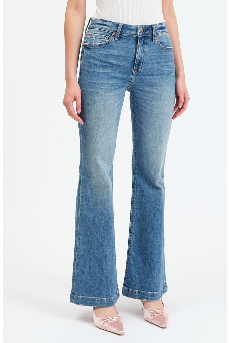 The Heartbreaker Flare Jeans, Alternate, color, TEXT ME