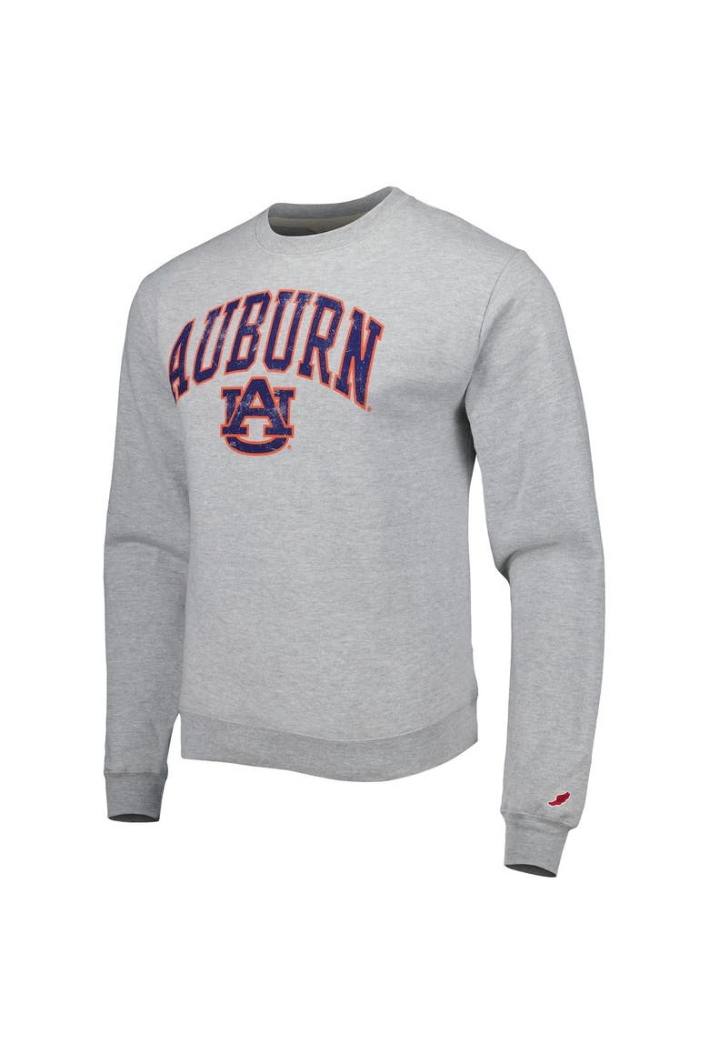 Men's League Collegiate Wear Gray Auburn Tigers 1965 Arch Essential Lightweight Pullover Sweatshirt, Alternate, color, Gray