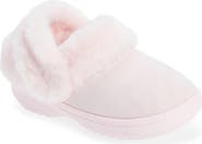CROCS Kids' Faux Suede Clog with Faux Fur Cuff