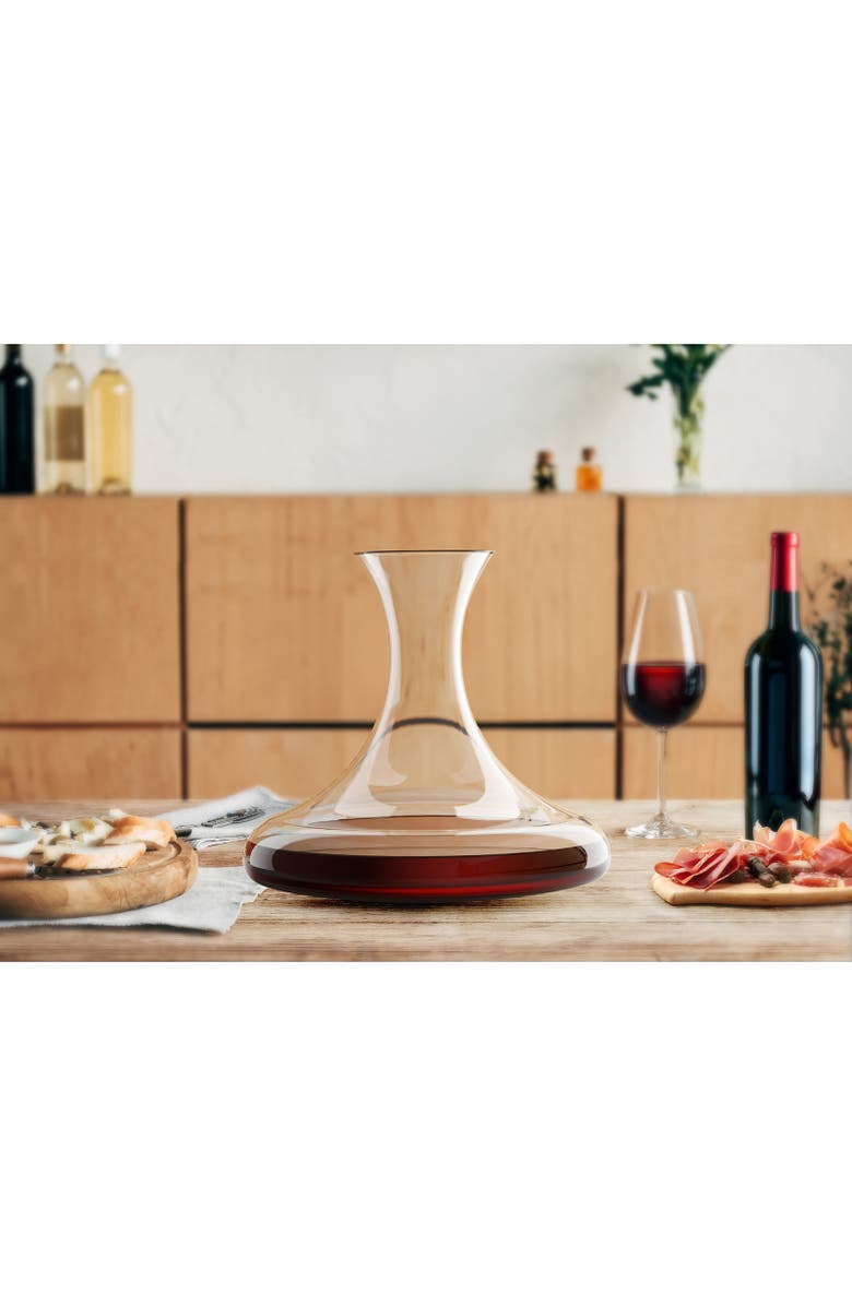 FINAL TOUCH Revolve Revolving Wine Decanter, Alternate, color, Clear