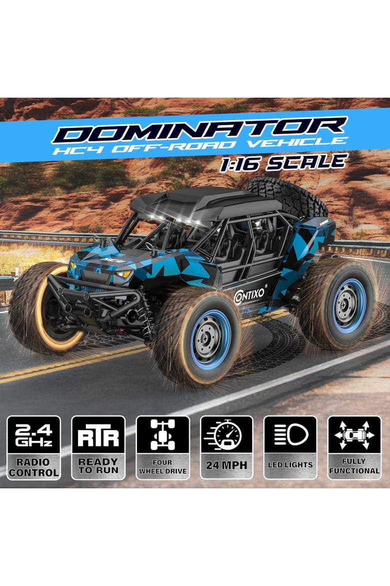Remote Control Offroad Car, Alternate, color, Red