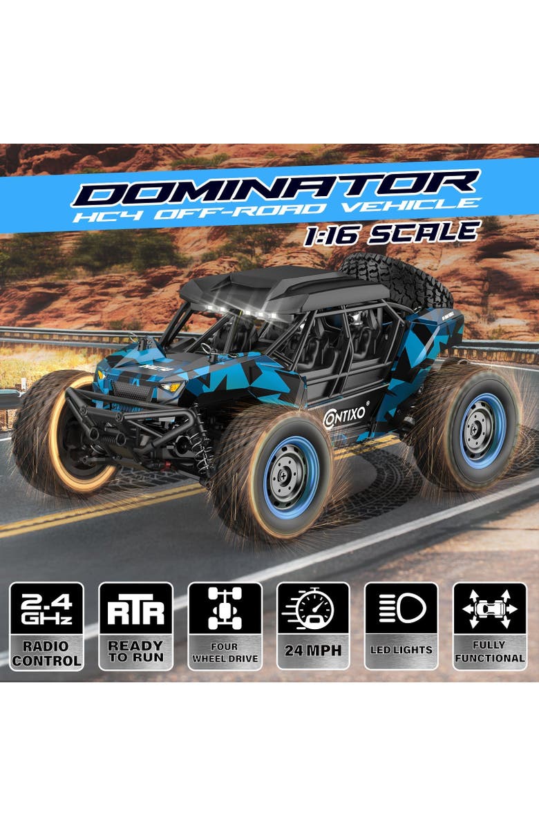 CONTIXO Remote Control Offroad Car, Alternate, color, Green