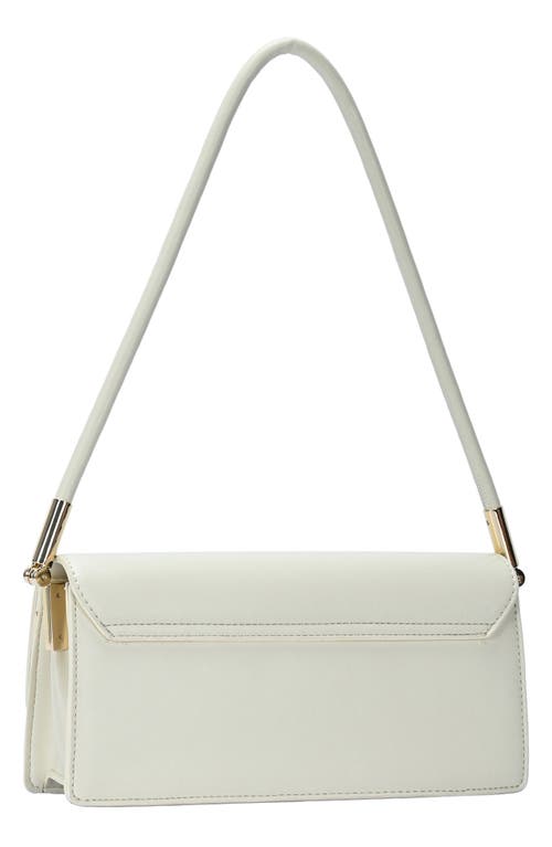 Mms Design Studio Rectangle Shoulder Bag In Cream