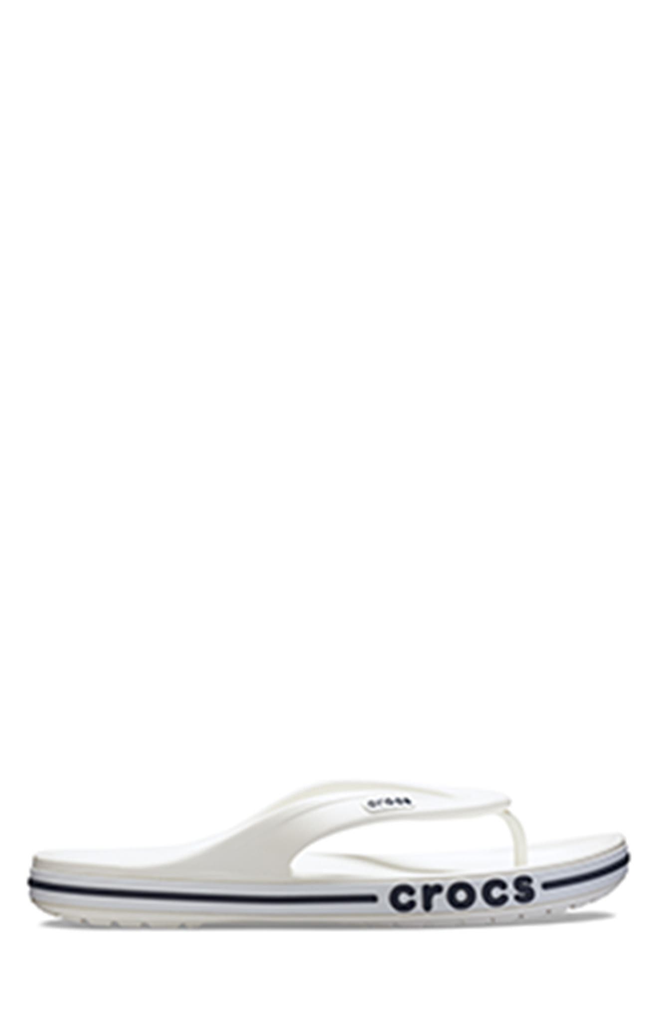 Bayaband Flip Flop Sandal, Alternate, color, WHITE/ NAVY