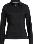 BOSS Bashinah Cotton Blend Blouse