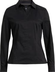 BOSS Bashinah Cotton Blend Blouse