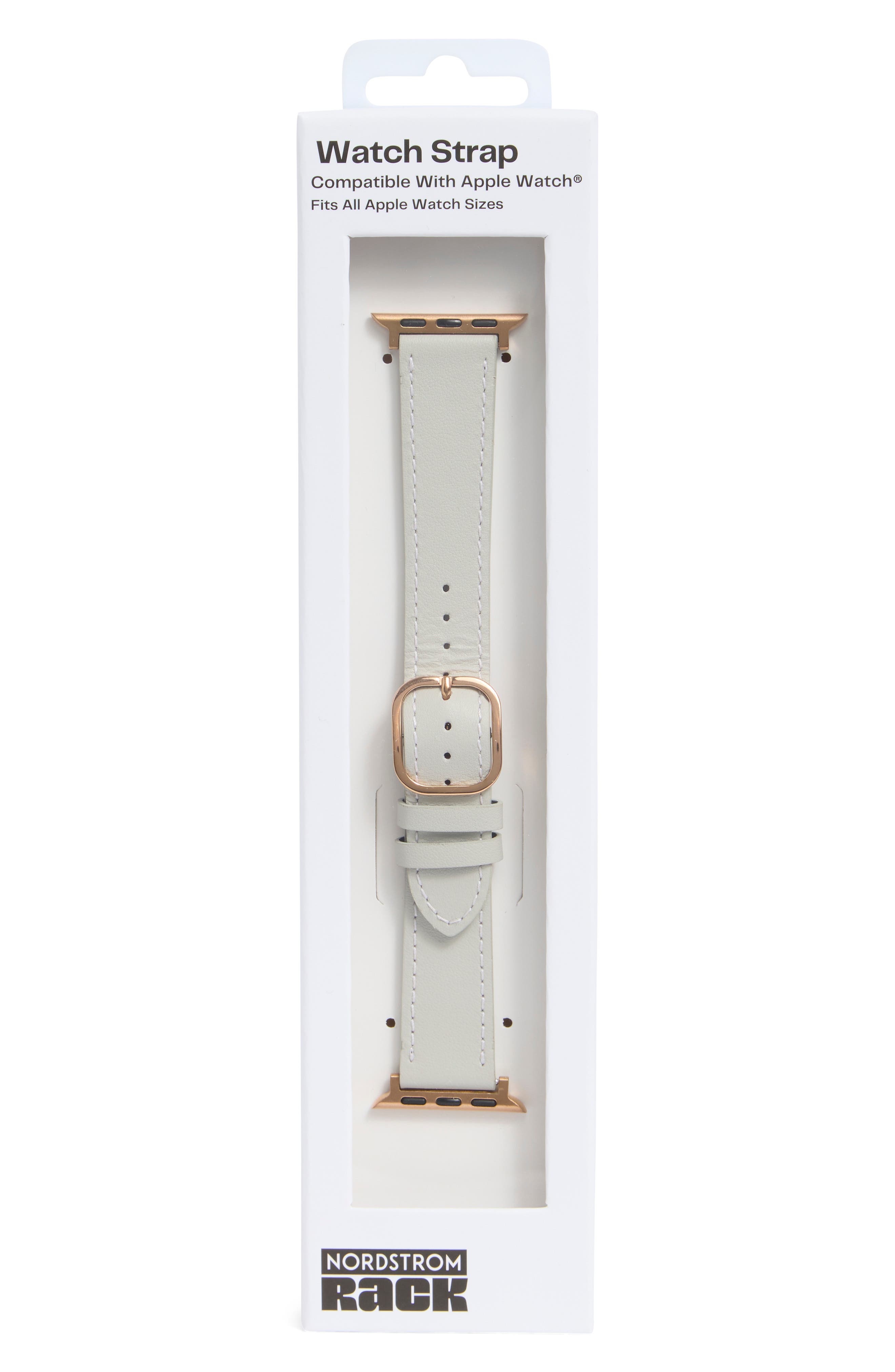 NORDSTROM RACK Leather Apple Watch® Watchband