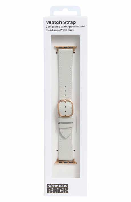 NORDSTROM RACK Leather Apple Watch® Watchband
