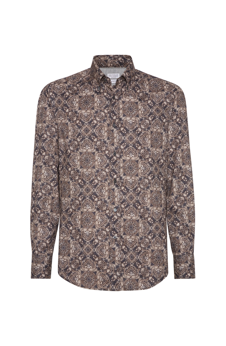 Brunello Cucinelli Twill shirt, Main, color, 