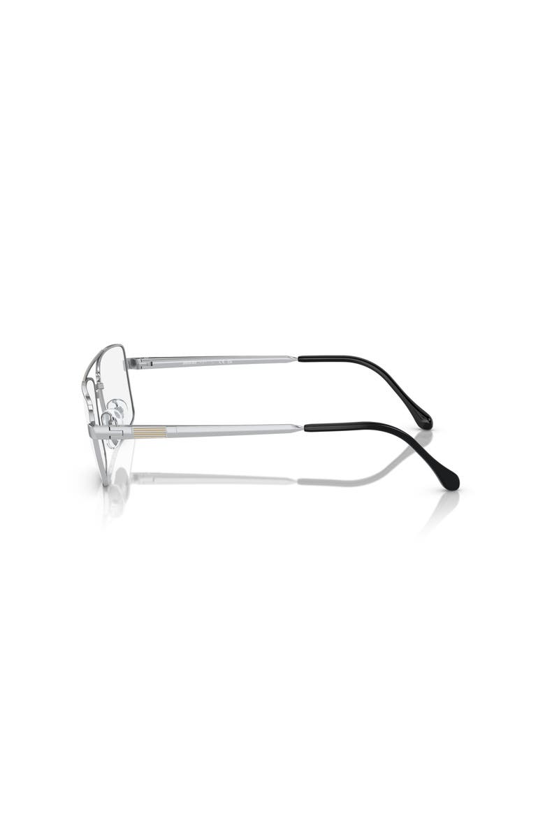 Sferoflex 56mm Square optical glasses, Alternate, color, Silver