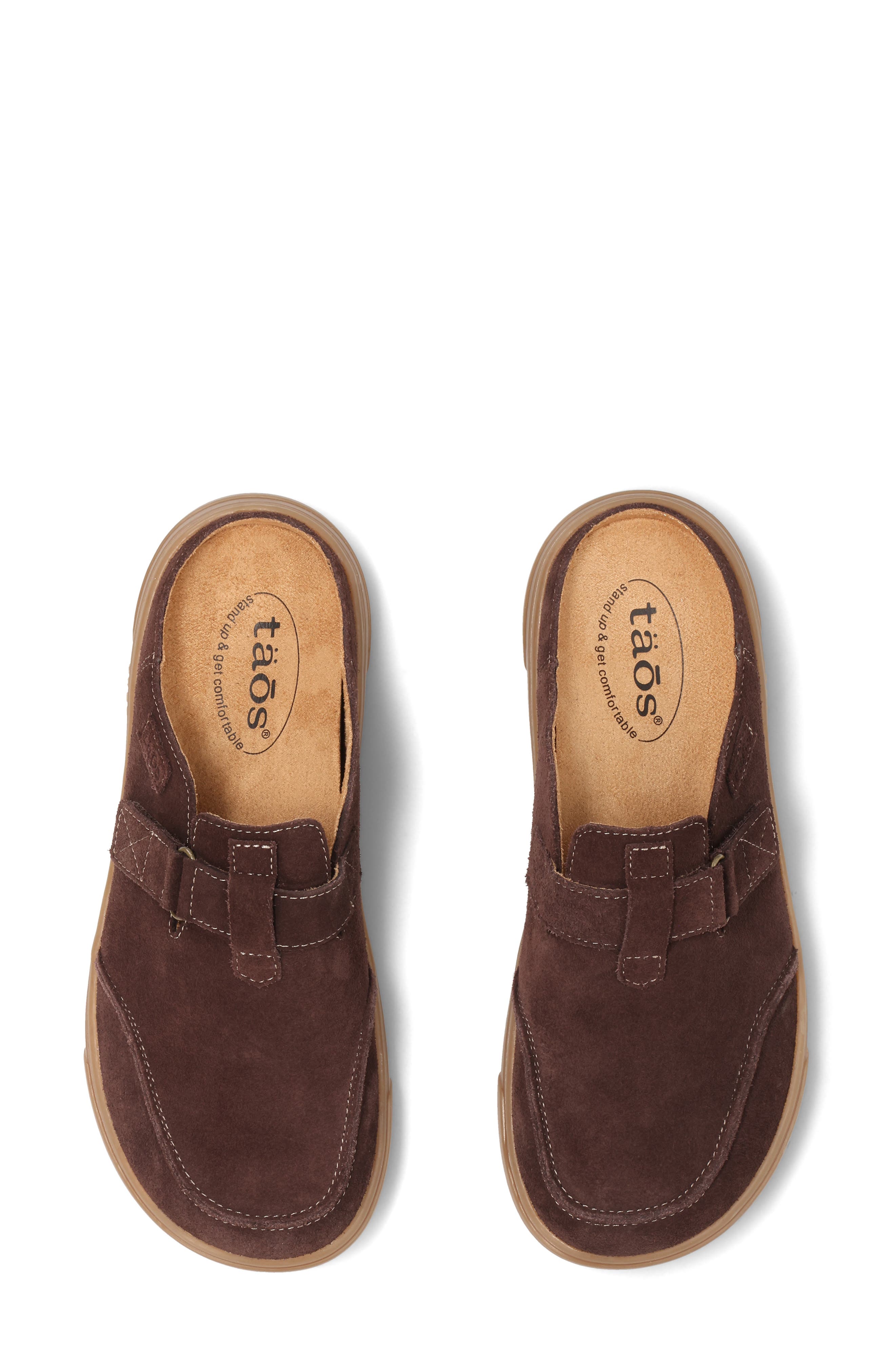 Trivia Leather Mule, Alternate, color, COCOA SUEDE