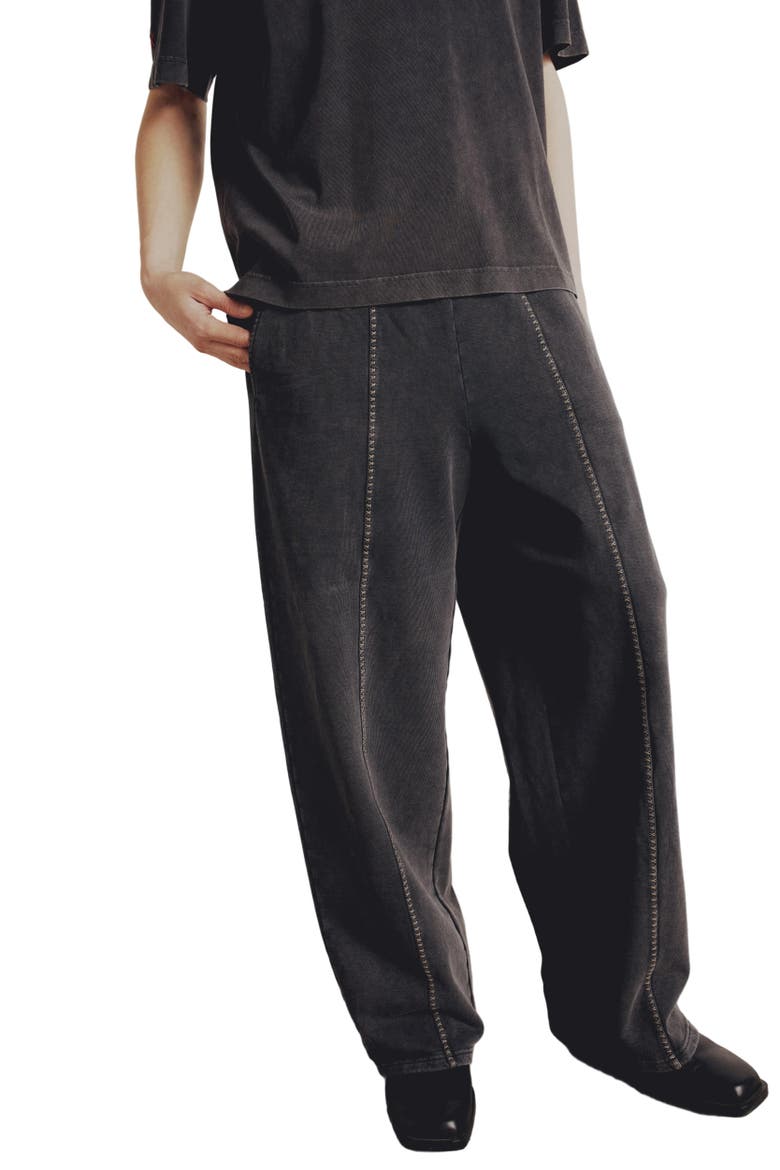 Pure Cotton Your *Itch Acid Wash Pant, Main, color, Black