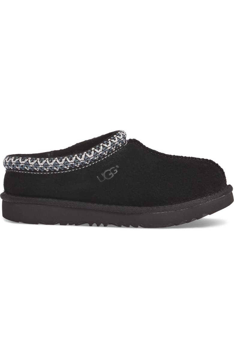 UGG<sup>®</sup> Kids' Tasman II Embroidered Slipper, Alternate, color, Black