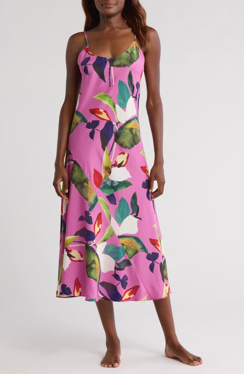 Daido Charmeuse Midi Nightgown