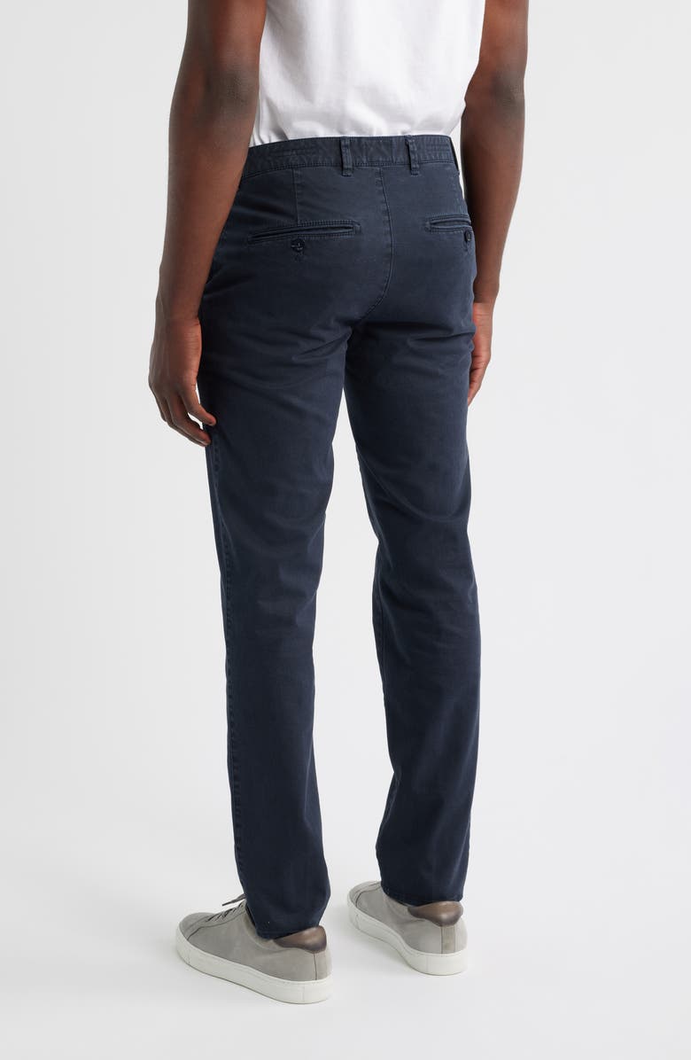 Brax Fabio Flat Front Cotton Blend Pants, Alternate, color, Navy