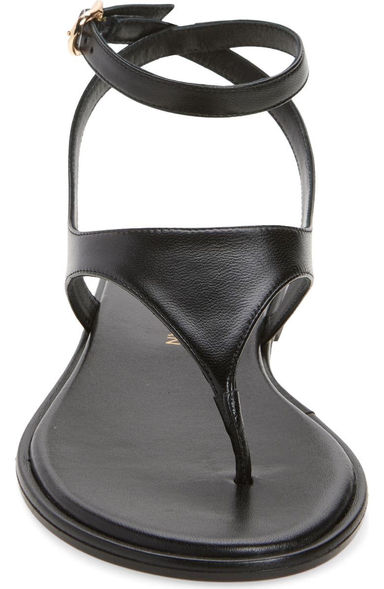 Stuart Weitzman Marley Ankle Strap Sandal, Alternate, color, Black