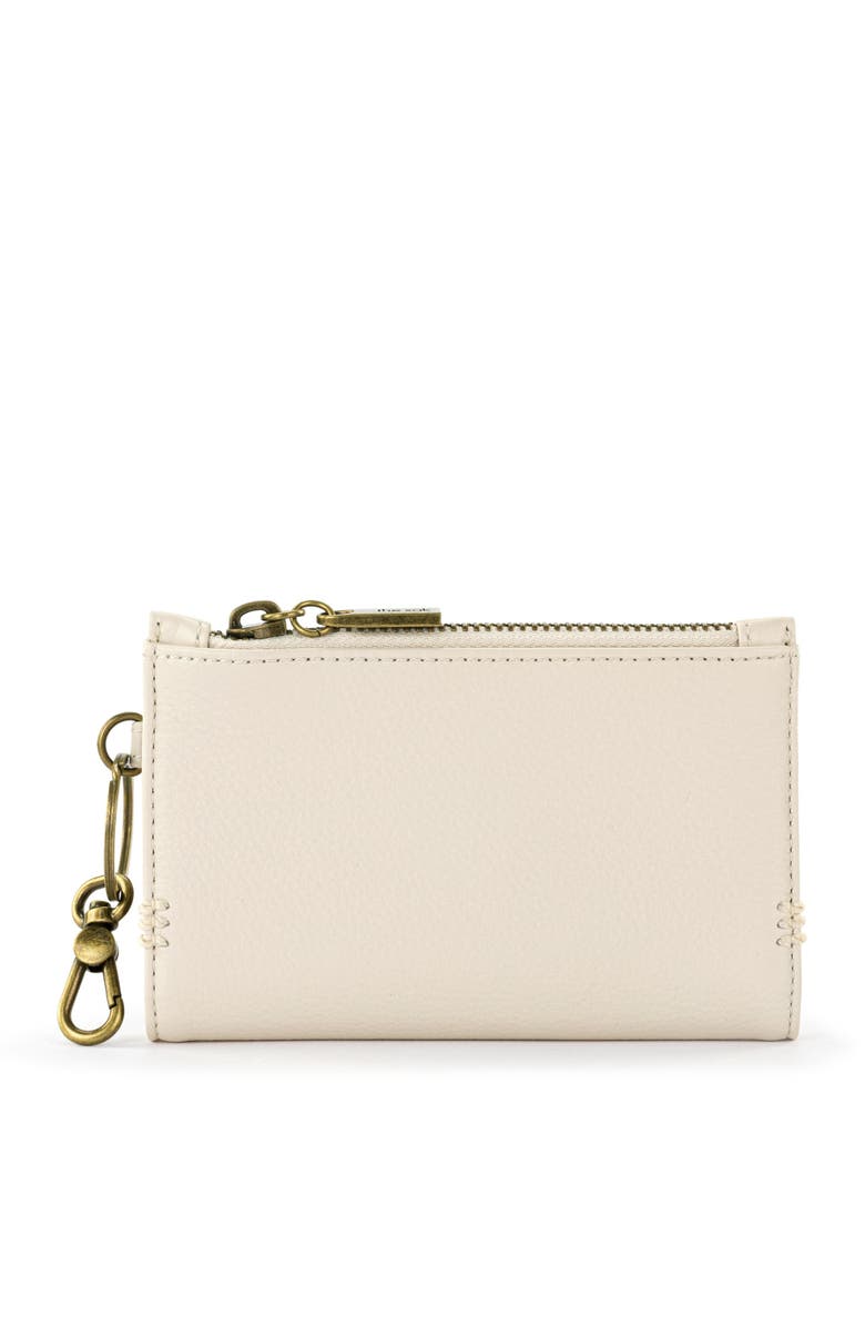 The Sak Encino Leather Card Wallet, Main, color, Stone