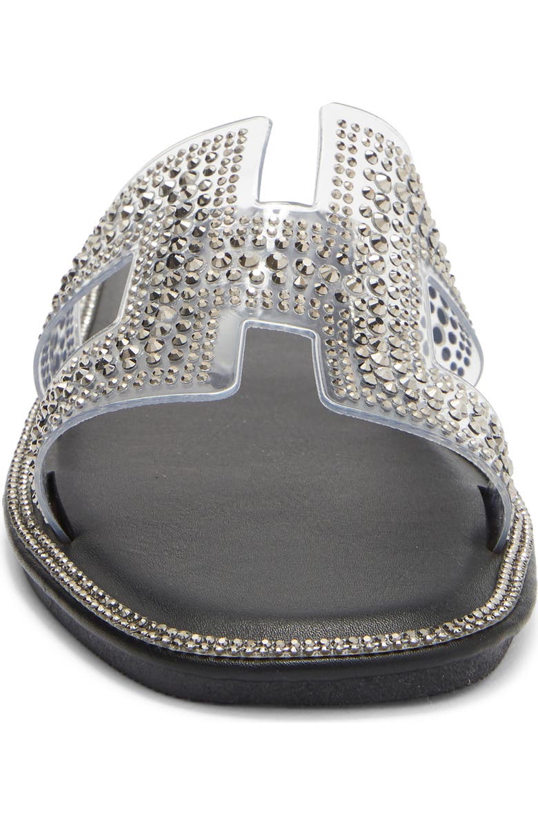 TOP MODA Raven Slide Sandal, Alternate, color, Pewter