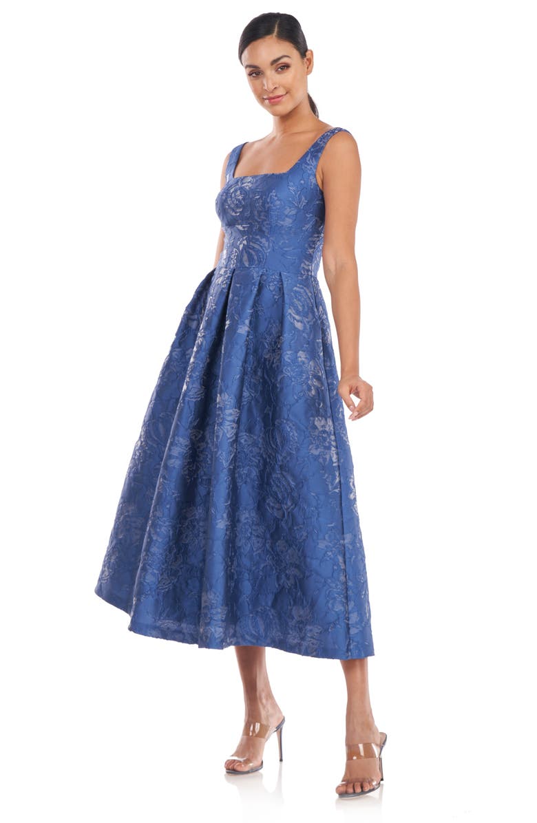 Kay Unger Tiegan Sleeveless Cocktail Dress, Alternate, color, 