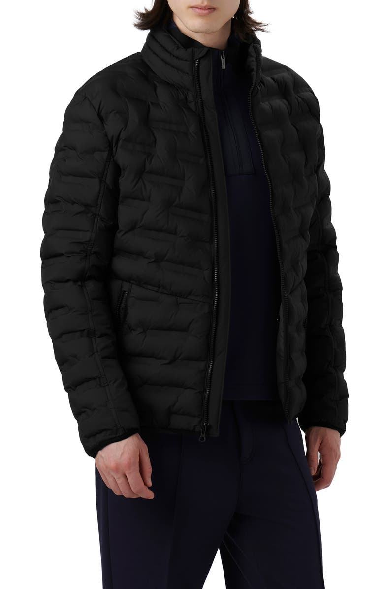 Bugatchi Quilted Bomber Jacket, Main, color,