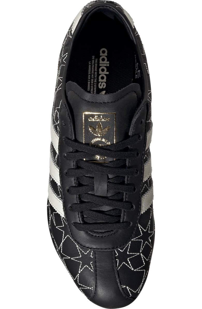 adidas Tokyo Embroidered Low Top Sneaker, Alternate, color, Black/ Off White/ Gold