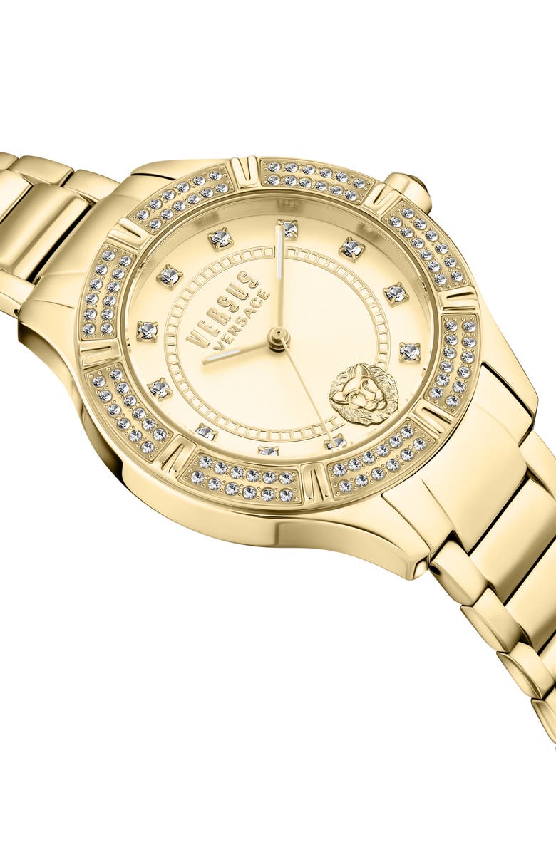 VERSUS Versace Canton Road Crystal Bracelet Watch, 36mm, Alternate, color, 