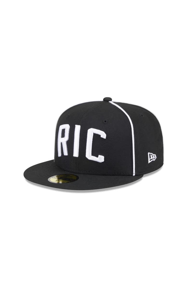 New Era Men's New Era Black Richmond Flying Squirrels Theme Nights 59FIFTY Fitted Hat, Main, color, Black