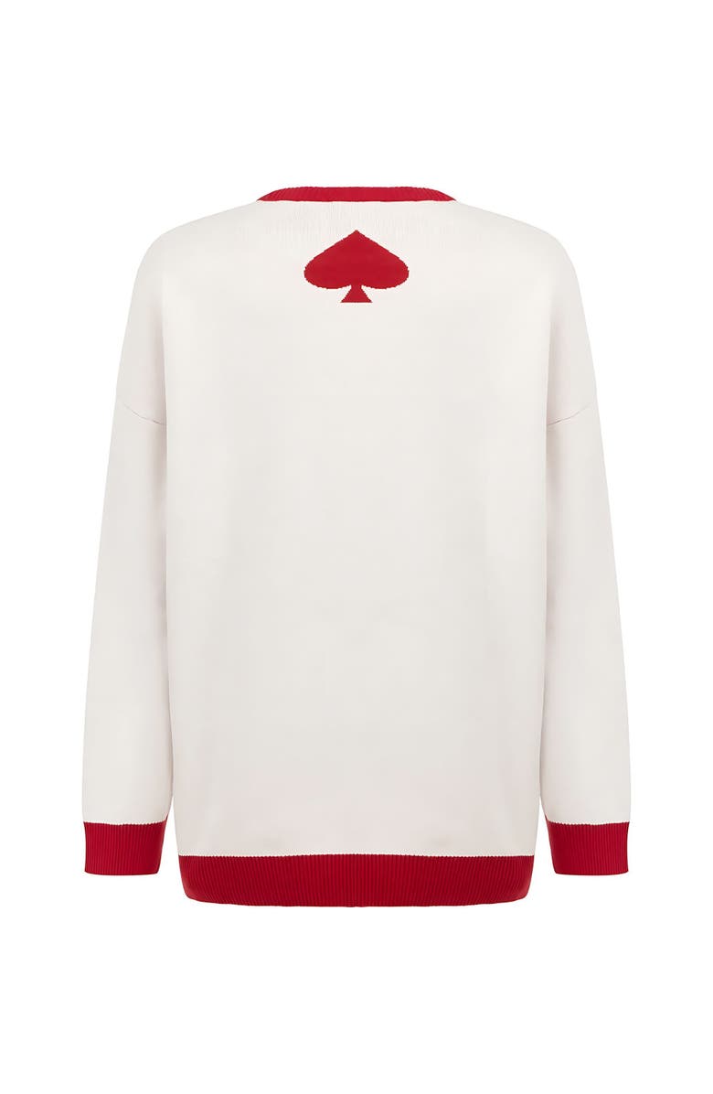 Nocturne Logo Printed Knit Sweater, Alternate, color, 