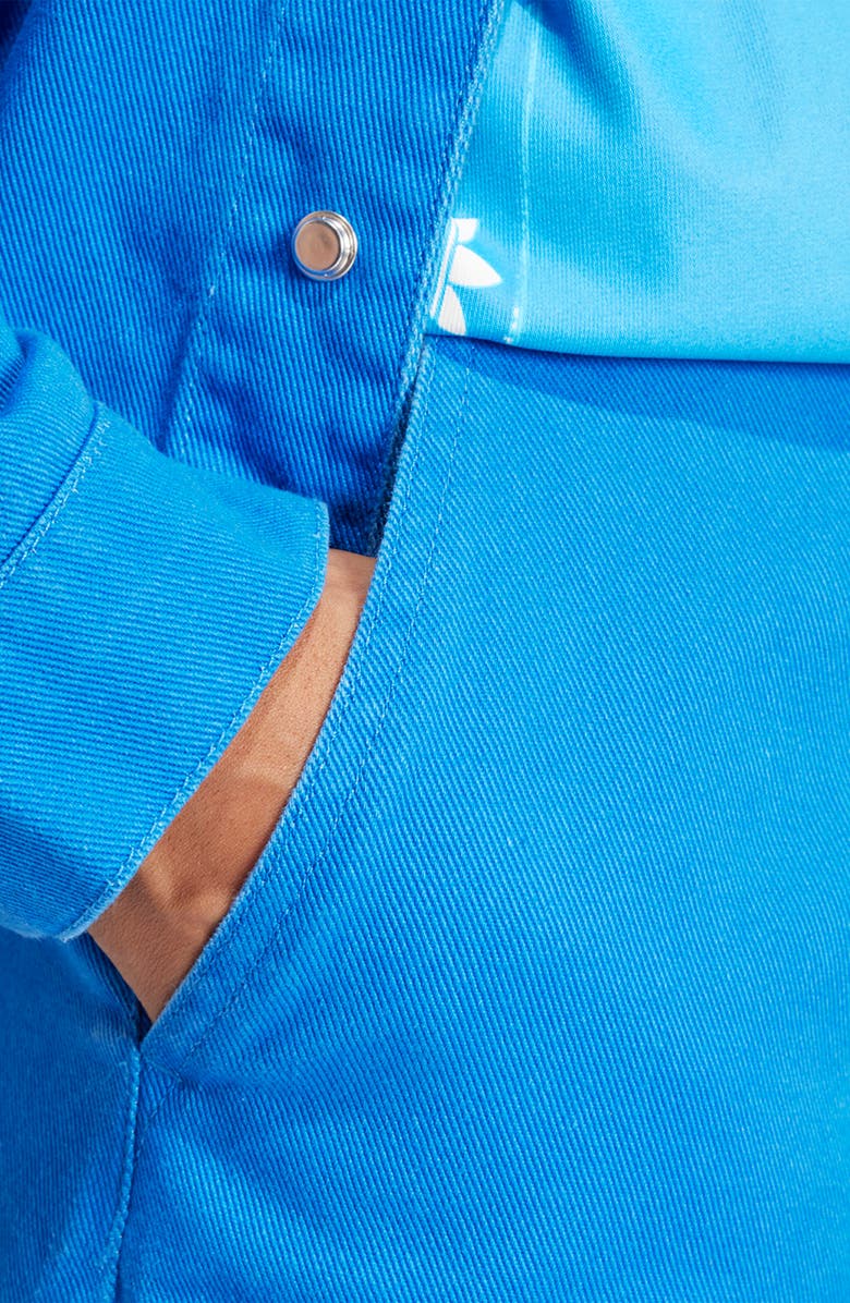 adidas x KSENIASCHNAIDER 3-Stripe Wide Leg Jeans, Alternate, color, 