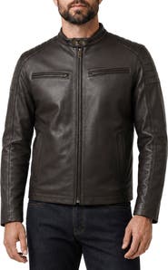 Frye Cafe Racer Leather Jacket