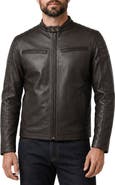 Frye Cafe Racer Leather Jacket
