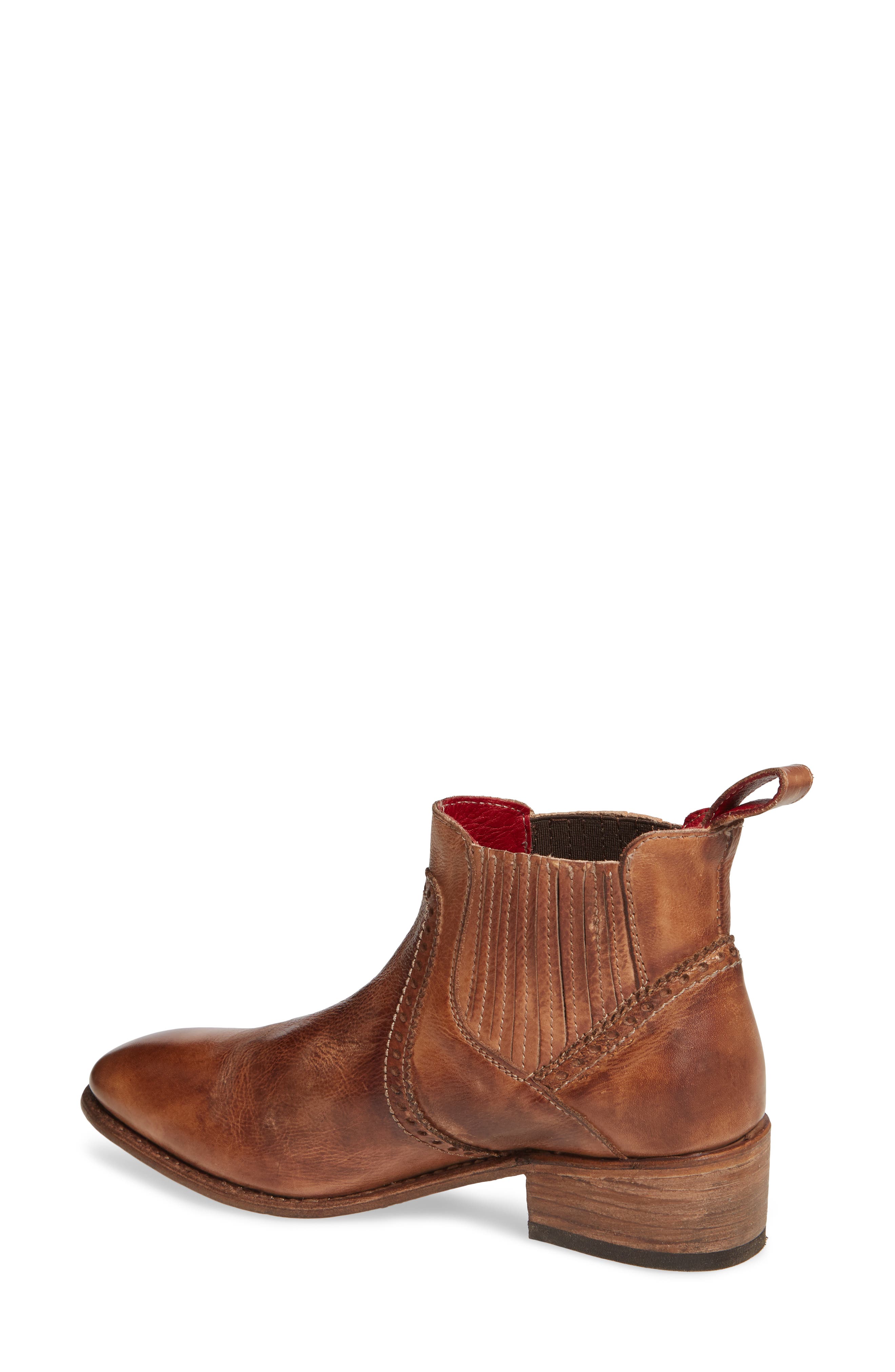 Ellice Bootie, Alternate, color, TAN RUSTIC LEATHER