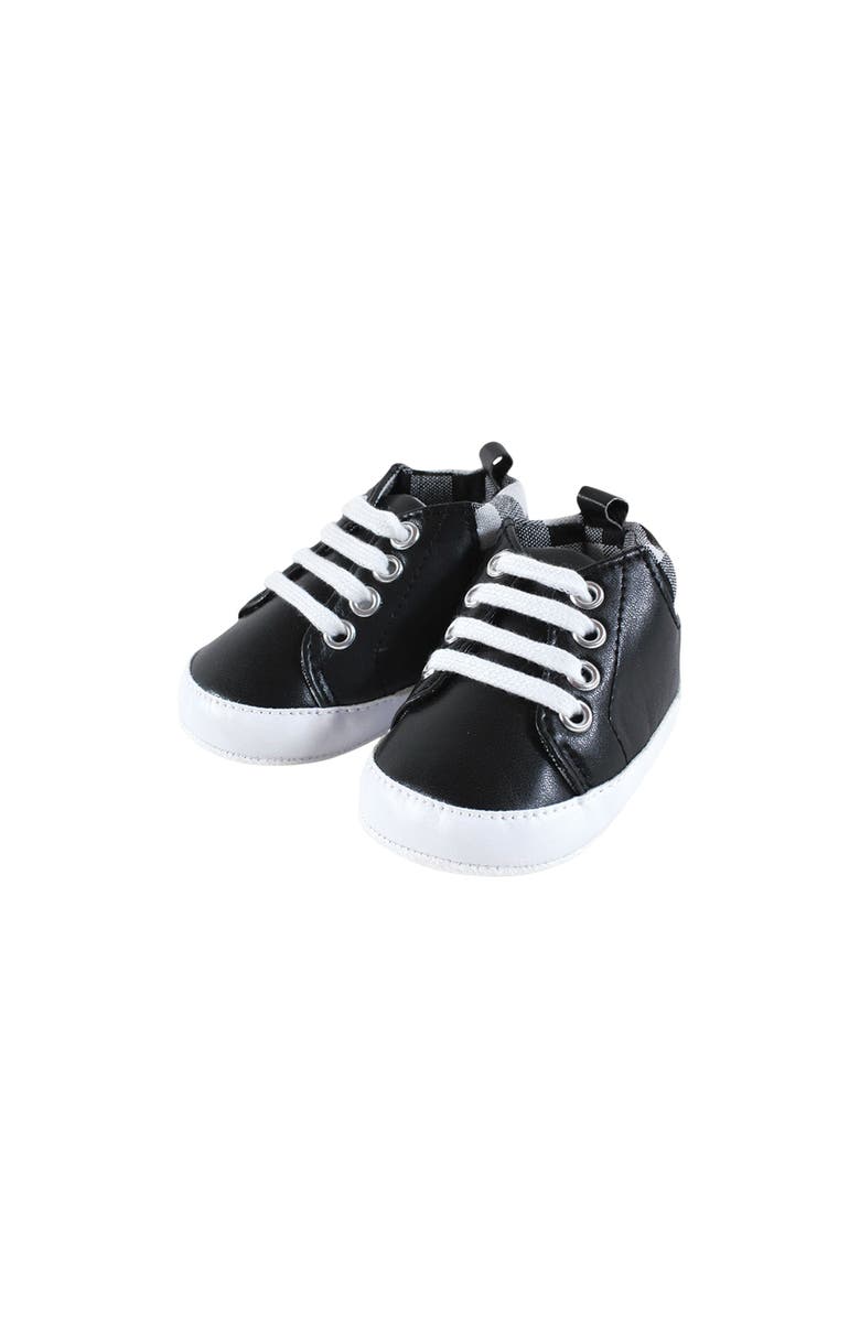 Hudson Baby Three-Piece Long-Sleeve Bodysuit Outfit with Pants and Footwear, Alternate, color, Pumpkin Truck