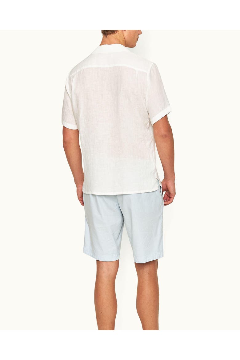 Dane Garment Dye Tailored-Fit Shorts, Alternate, color, LIGHT SKY POOL
