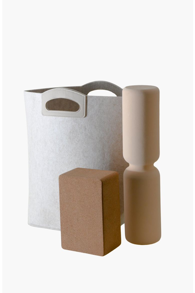 The Handle Bin, Alternate, color, Stone - Set of 2