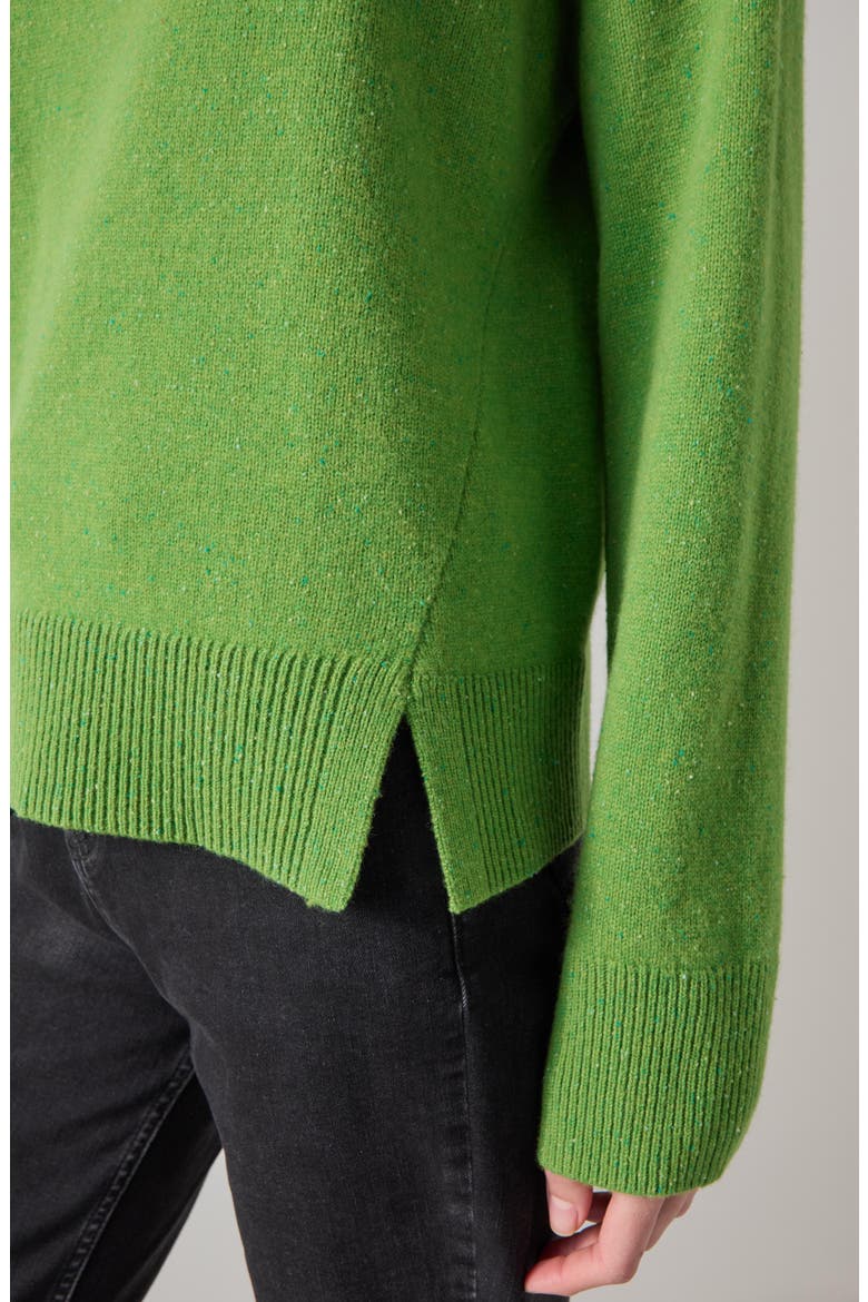 Zoe Mock Neck Sweater, Alternate, color, GREEN