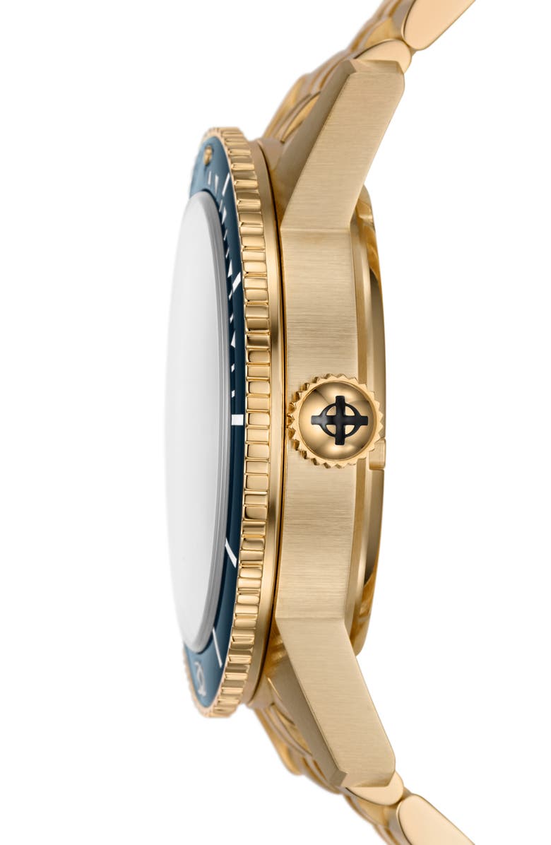 Zodiac Compression Diver Automatic 18K Gold-Plated Watch, 40mm, Alternate, color,