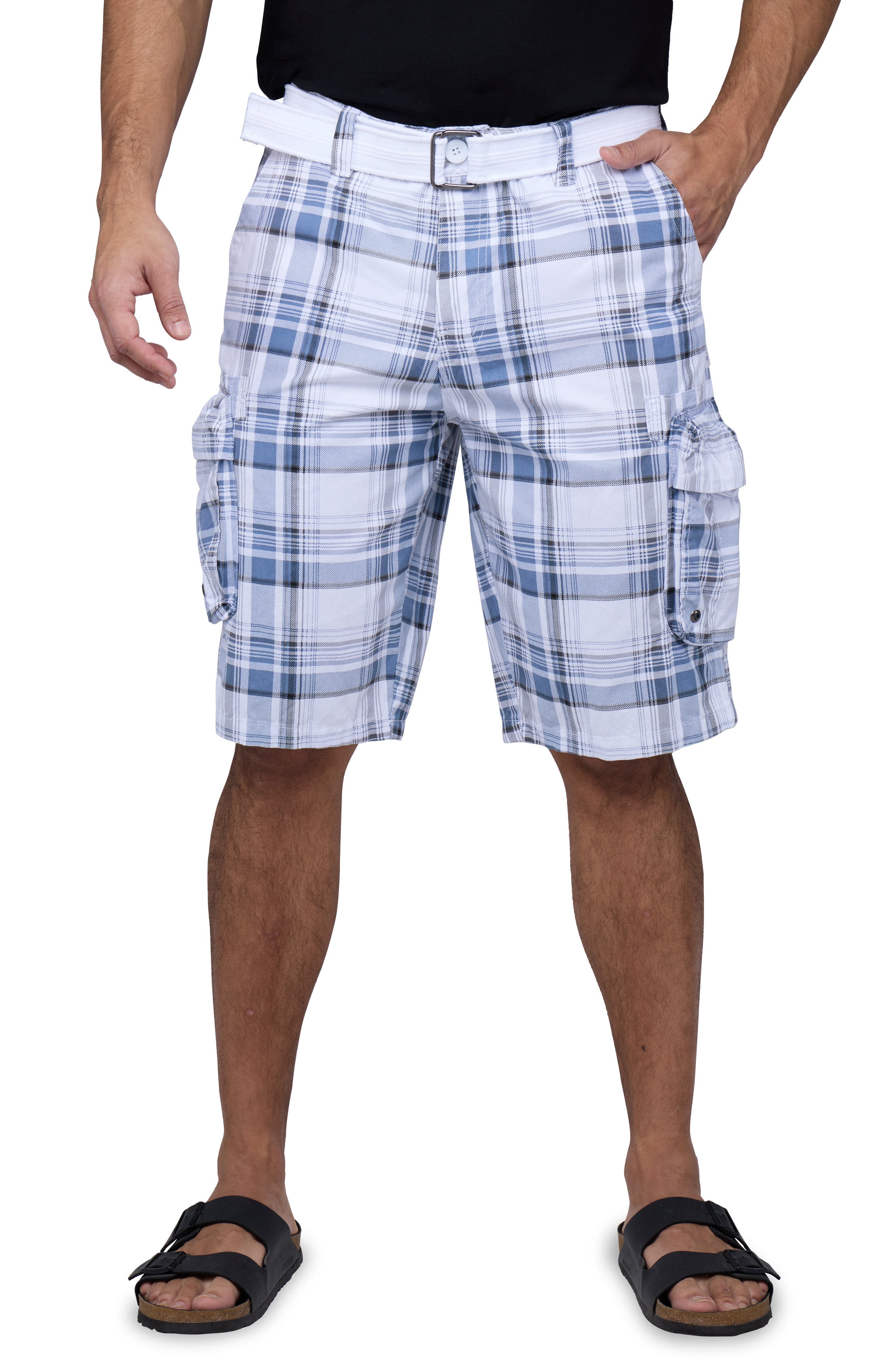 PLAID BLUE/ WHITE