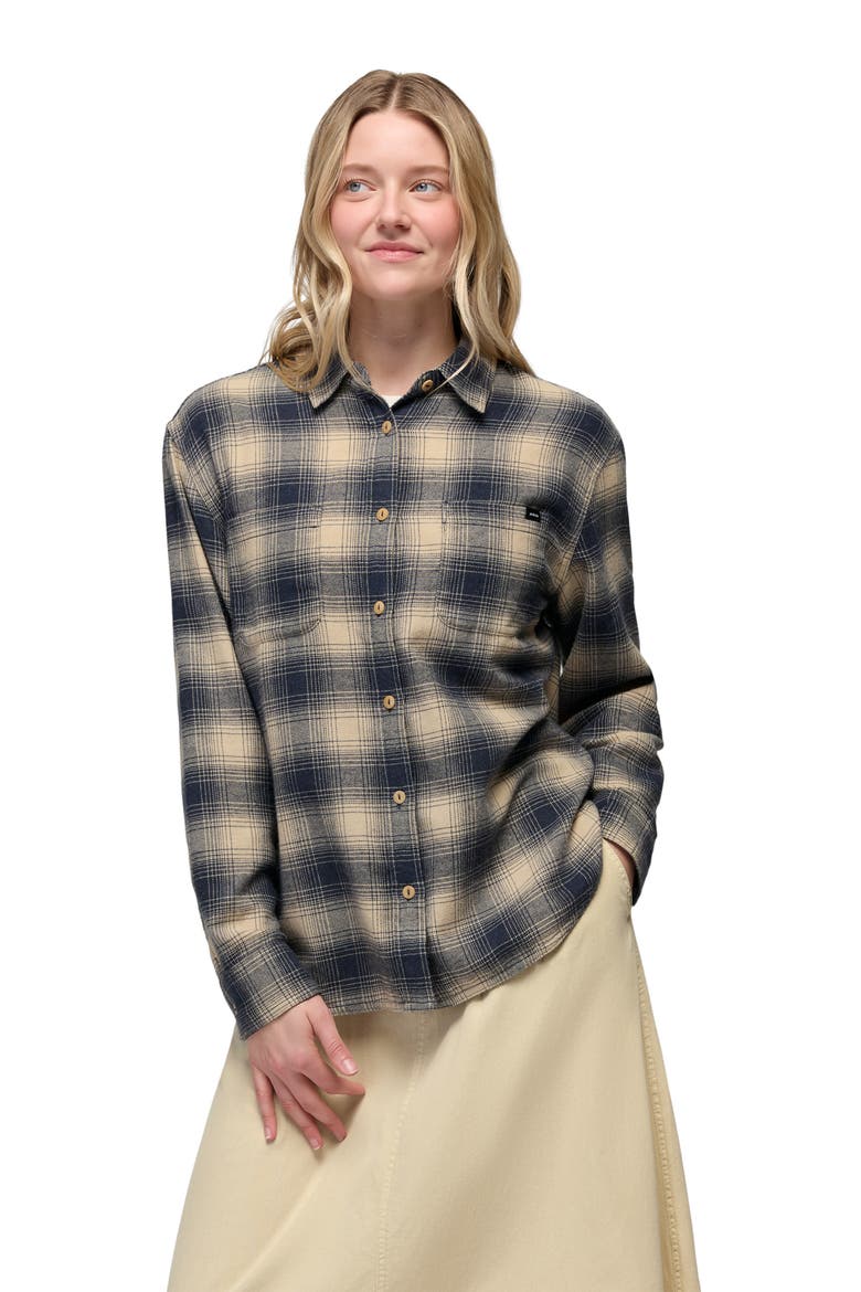 Cabin Core Plaid Flannel Shirt, Alternate, color, MULTI PLAID