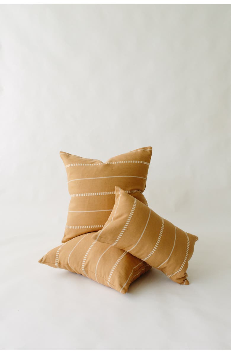 Loom Imports Brocade Lumbar Pillow, Alternate, color, Rust