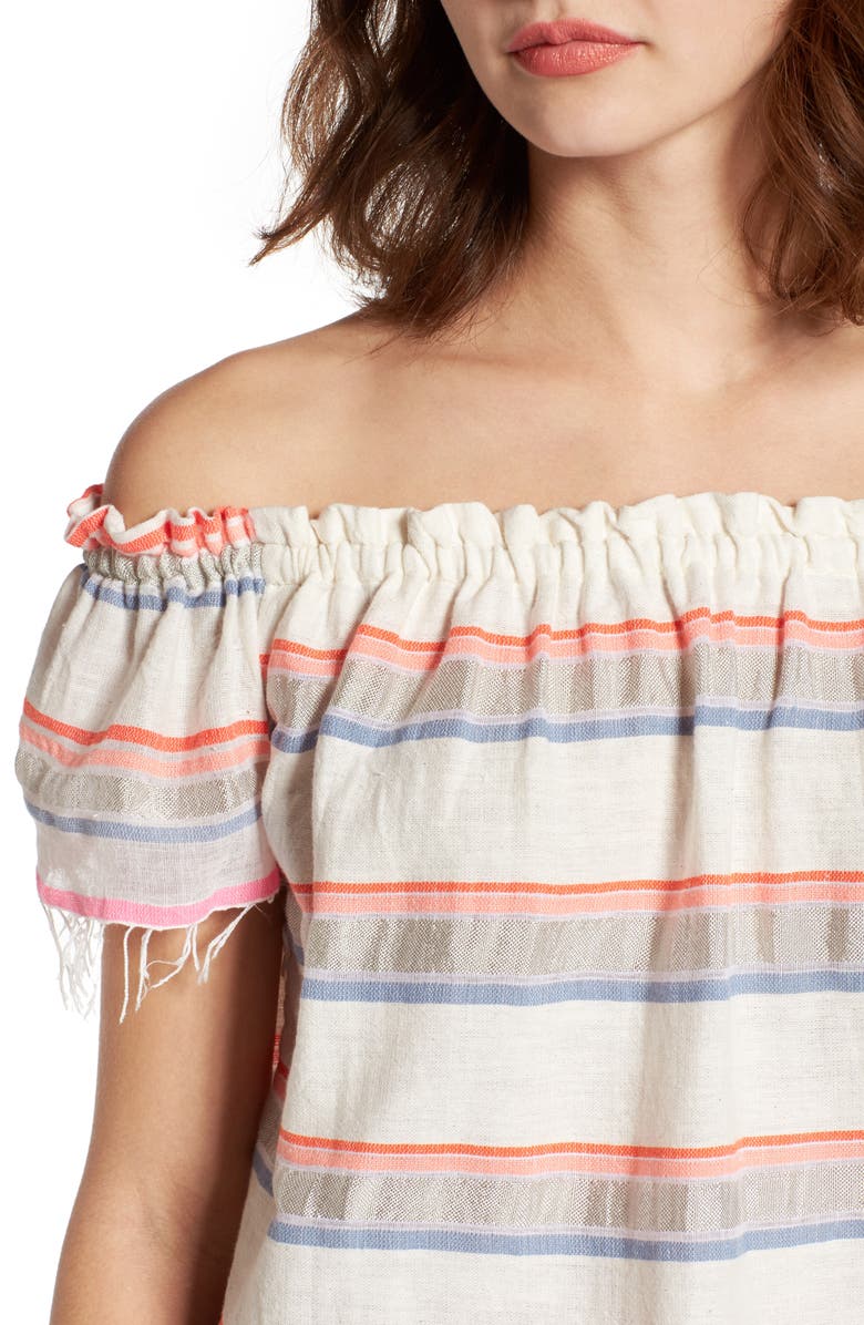 lemlem Hayat Off the Shoulder Top, Alternate, color,