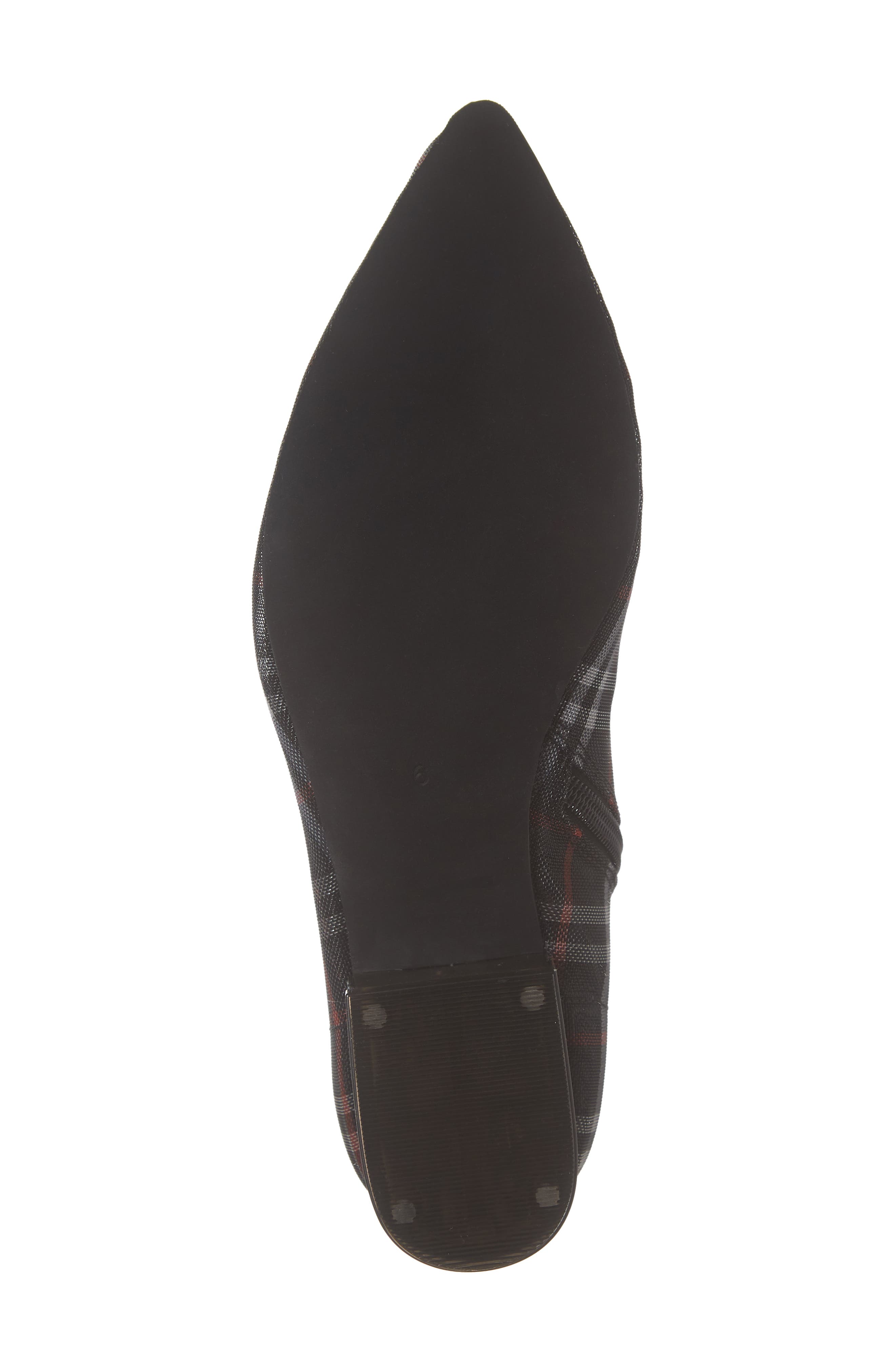 Luminate Bright Heel Bootie, Alternate, color, BLACK PLAID MESH CHARCOAL