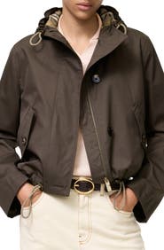 Burberry Cropped Tropical Gabardine Parka