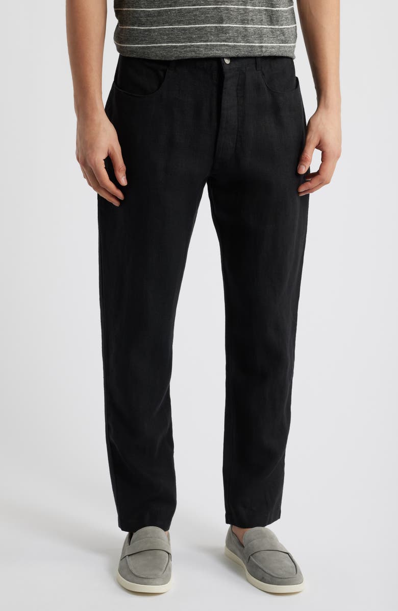 ALEX CRANE Cham Linen Straight Leg Pants, Main, color,