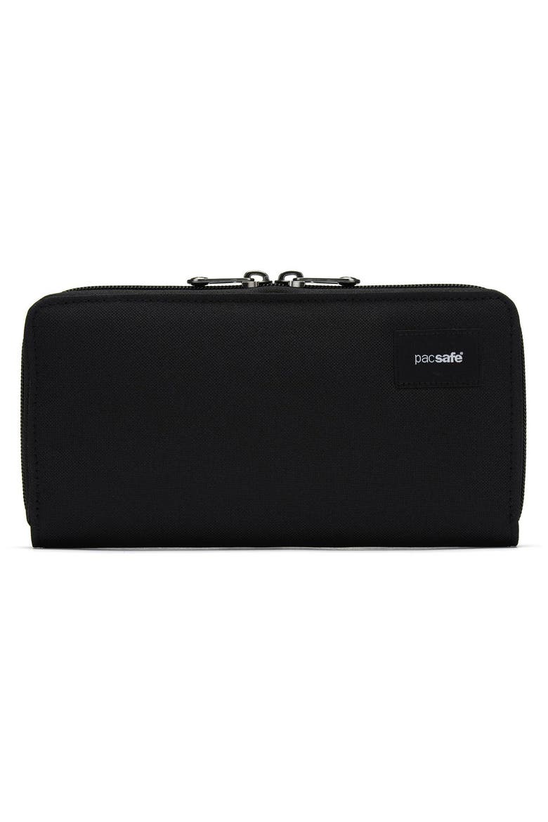 RFIDsafe Continental Wallet, Main, color, Jet Black
