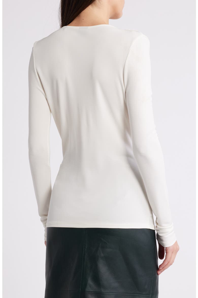 Eseyana Cowl Neck Top, Alternate, color, OPEN WHT