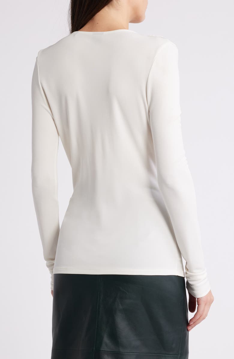 BOSS Eseyana Cowl Neck Top, Alternate, color, Soft Cream