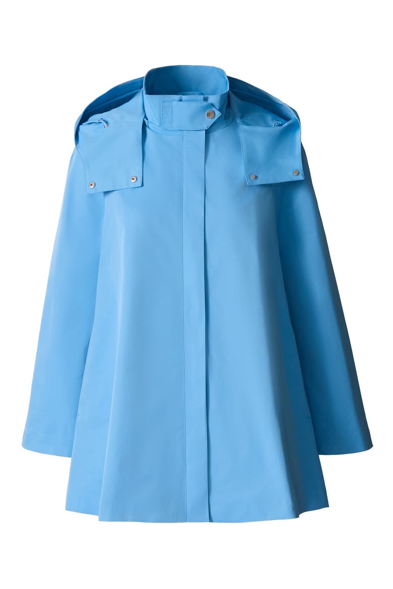Nalani Waterproof Swing Coat, Alternate, color, POOLSIDE BLUE